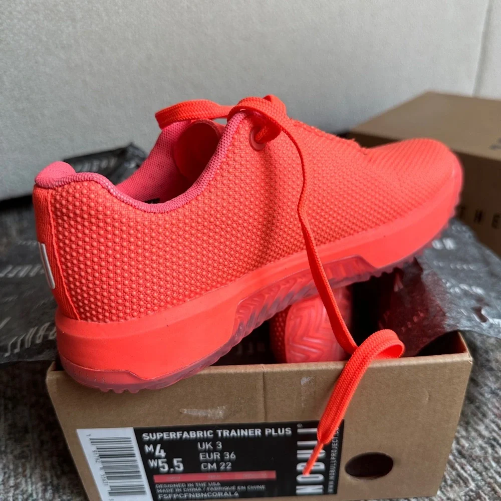 NOBULL Bright Orange Sneakers - Picture 4 of 5